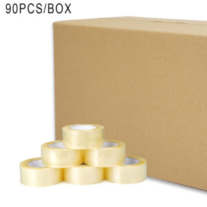 透明封箱膠紙, 48mm(2吋)60碼長, 加大裝, 1箱（90卷）